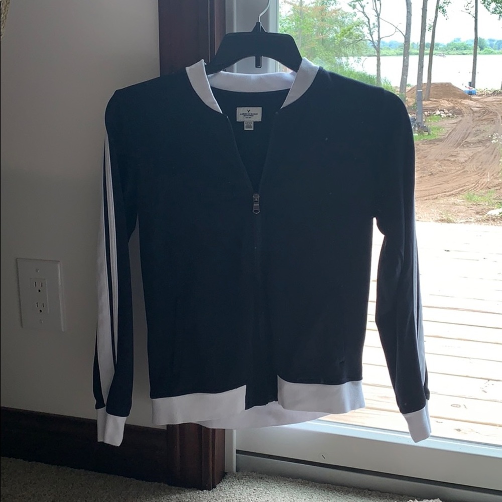 Navy blue zip up